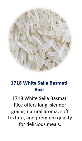1718 WHITE SELLA BASMATI RICE