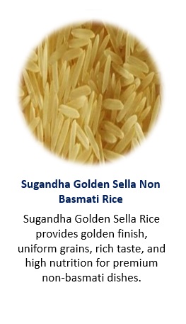 sugandha golden sella non basmati rice