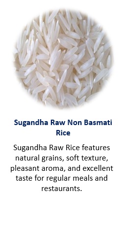 sugandha raw non basmati rice