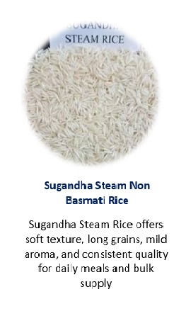 sugandha steam non basmati rice