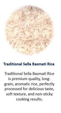 TRADITIONAL SELLA BASMATI RICE